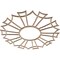 Ekena Millwork Augustus Wood Fretwork Pierced Ceiling Medallion, Red Oak, 24"OD x 8 1/2"ID x 3/8"T CMWP24X24X0375AURO - alternate 3